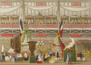 Interior of the Great Exhibition, French and Belgium Departments